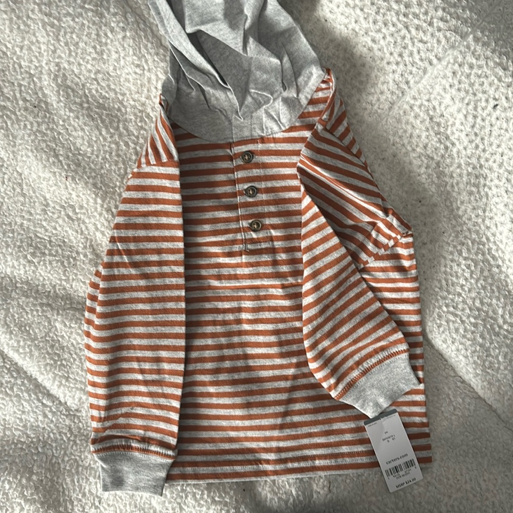 Carter’s Hooded Long Sleeve Shirt